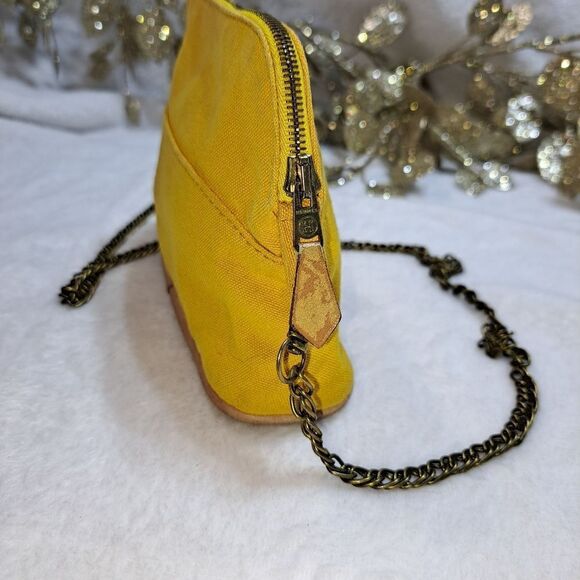 Hermès Bolide Mini Canvas Pouchette with Unbranded Chain Authentic - Picture 9 of 15